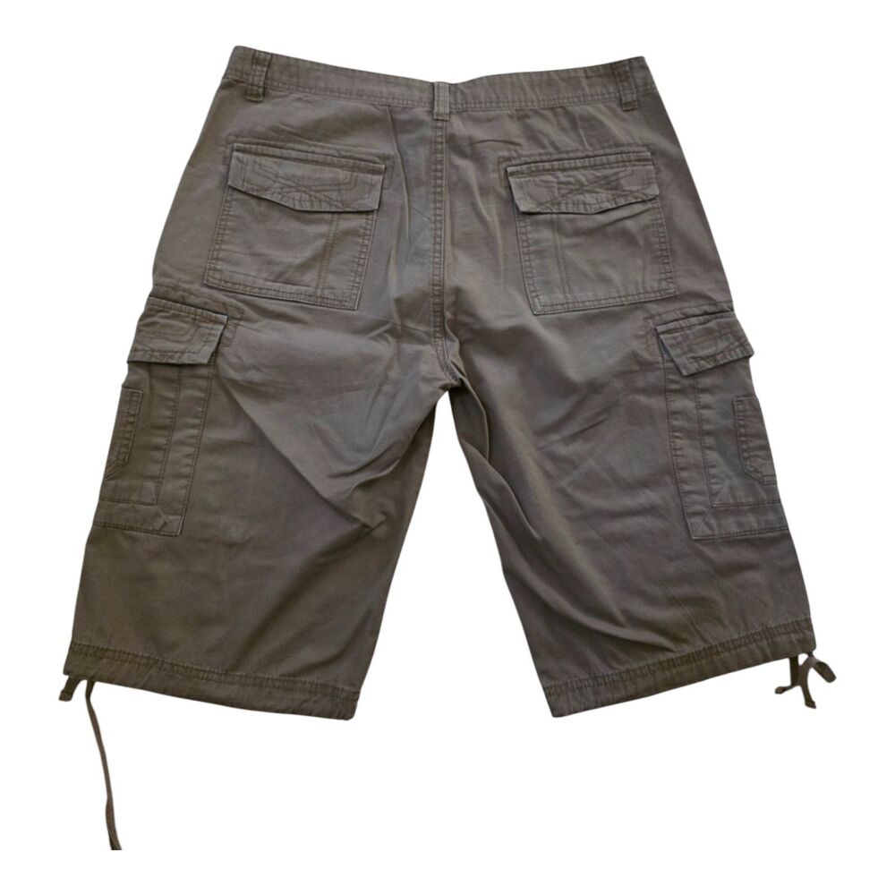 Ring of Fire Men’s Khaki Cargo Shorts Size 34 – Pre-Owned, Good Condition - Picture 8 of 14